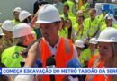 Começa a escavação do metrô Taboão da Serra Começa a escavação do metrô Taboão da Serra